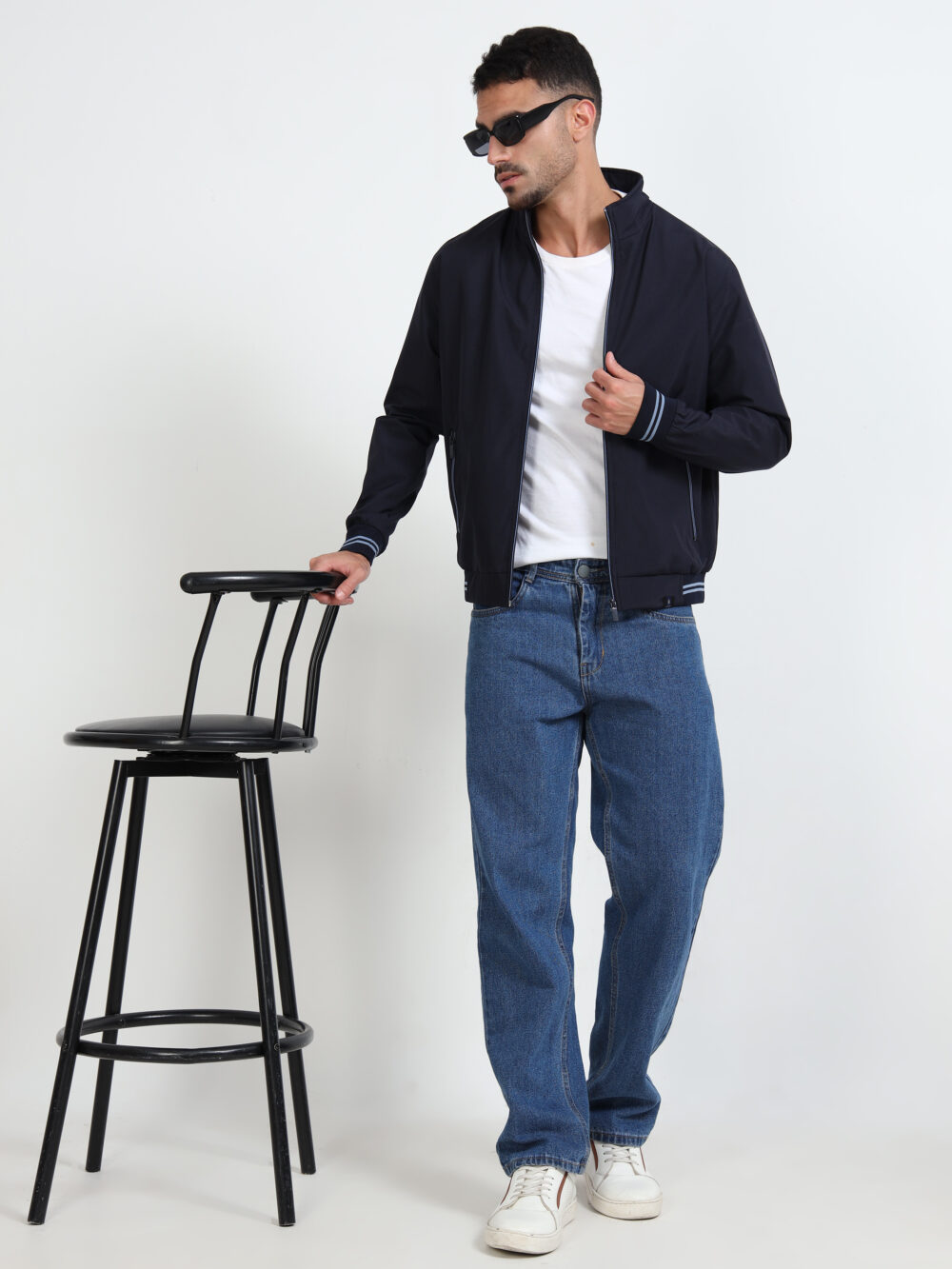 Casual Jacket – Navy Blue