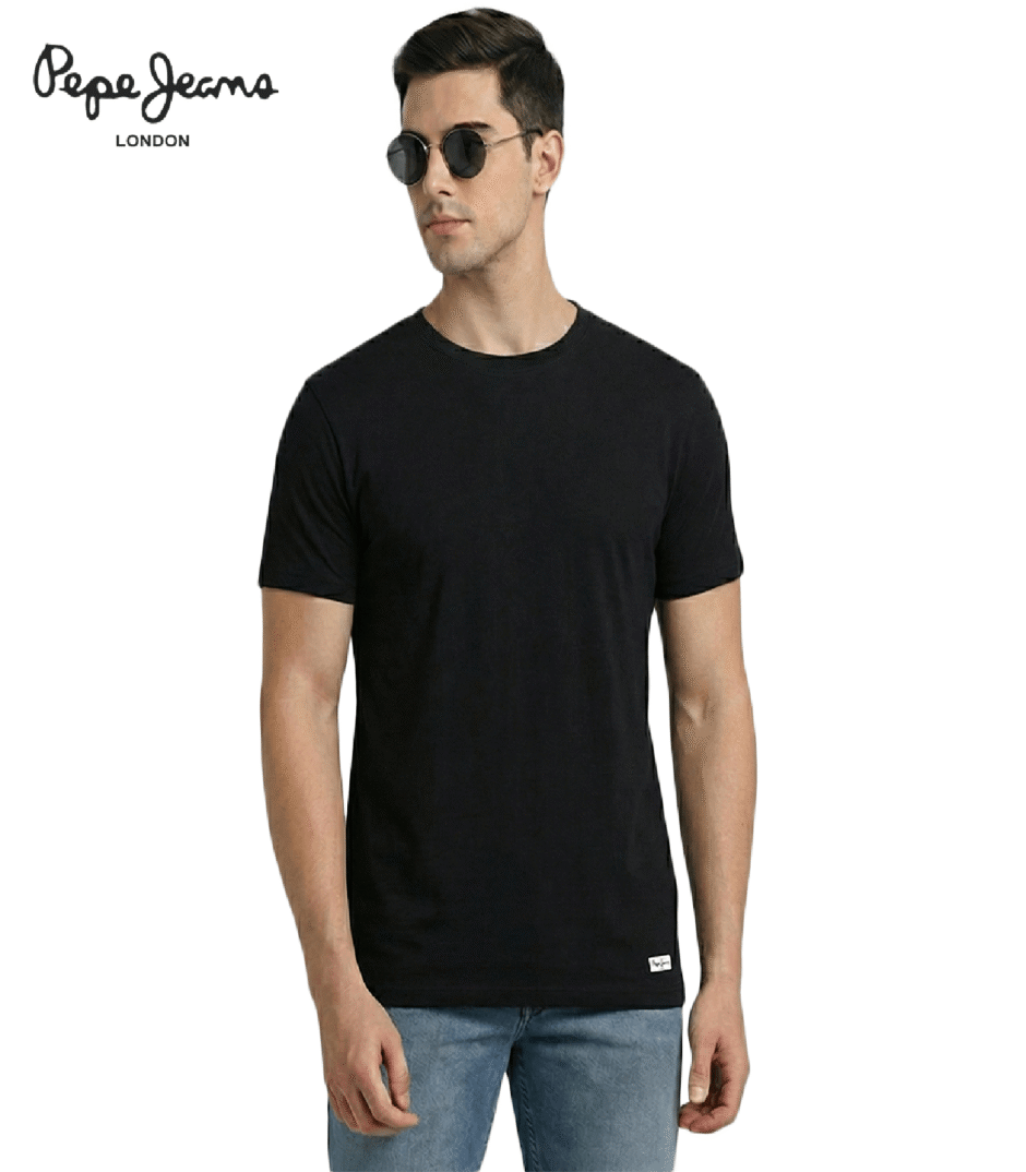 Round Neck T-shirt Black