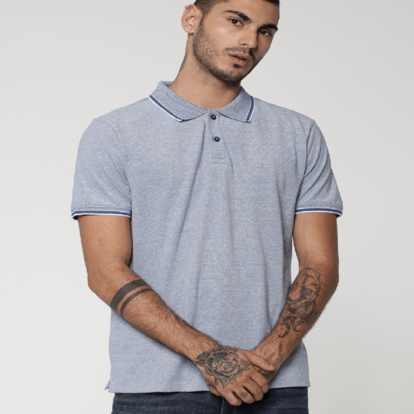 Viktor LT Blue Polo T- shirt