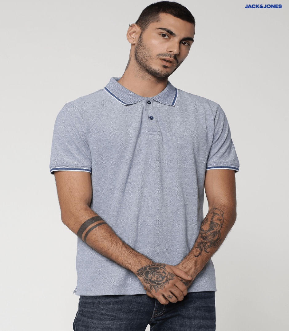 Viktor LT Blue Polo T- shirt