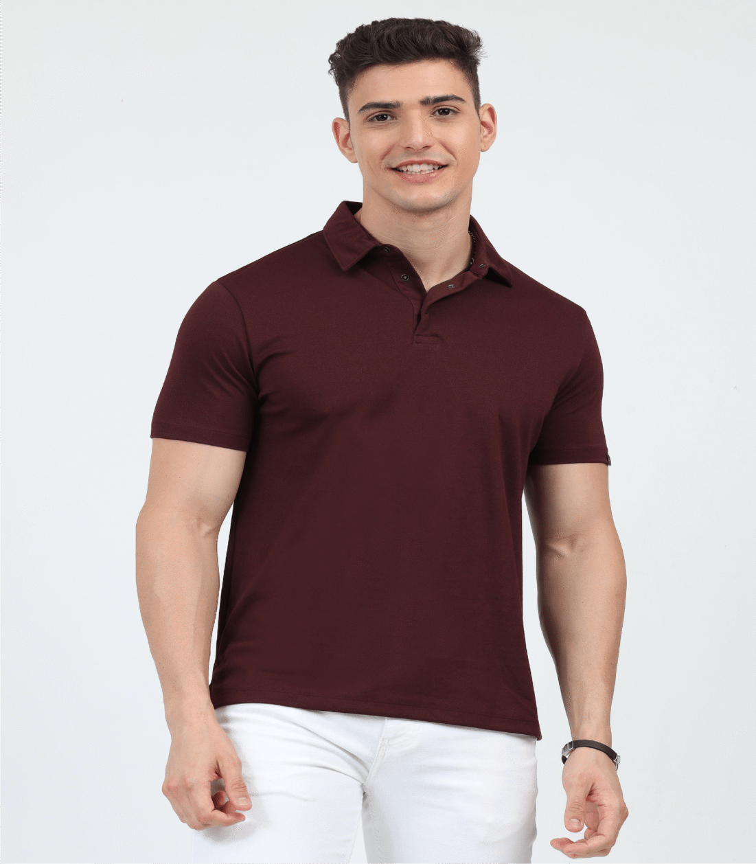 Signature Polo - Maroon