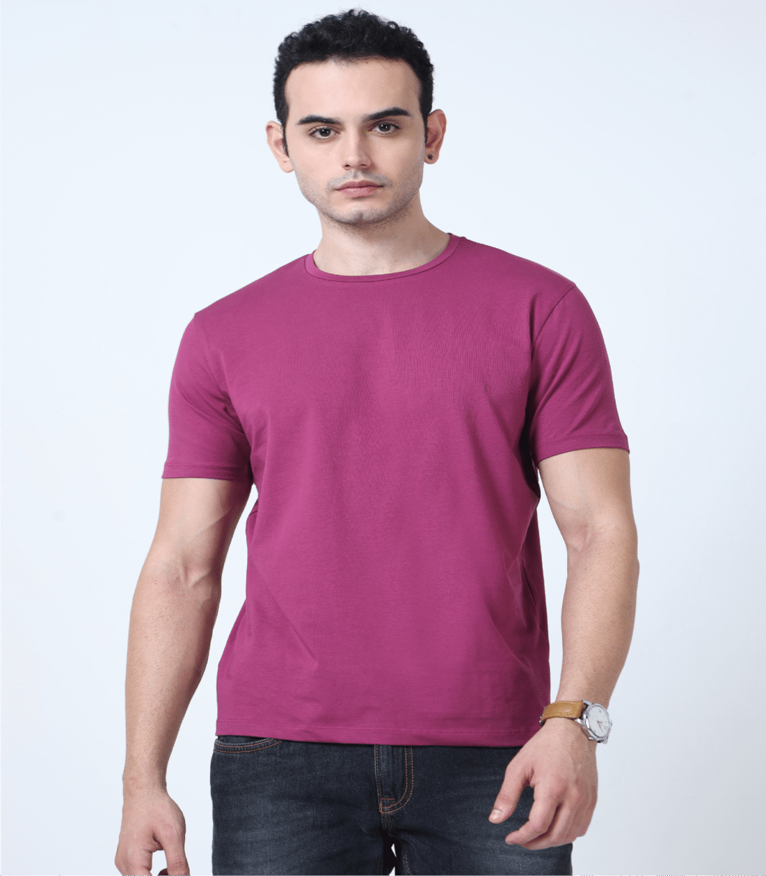 Signature Round Neck - Magenta