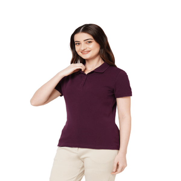VM Wine Polo T- Shirt (Women)