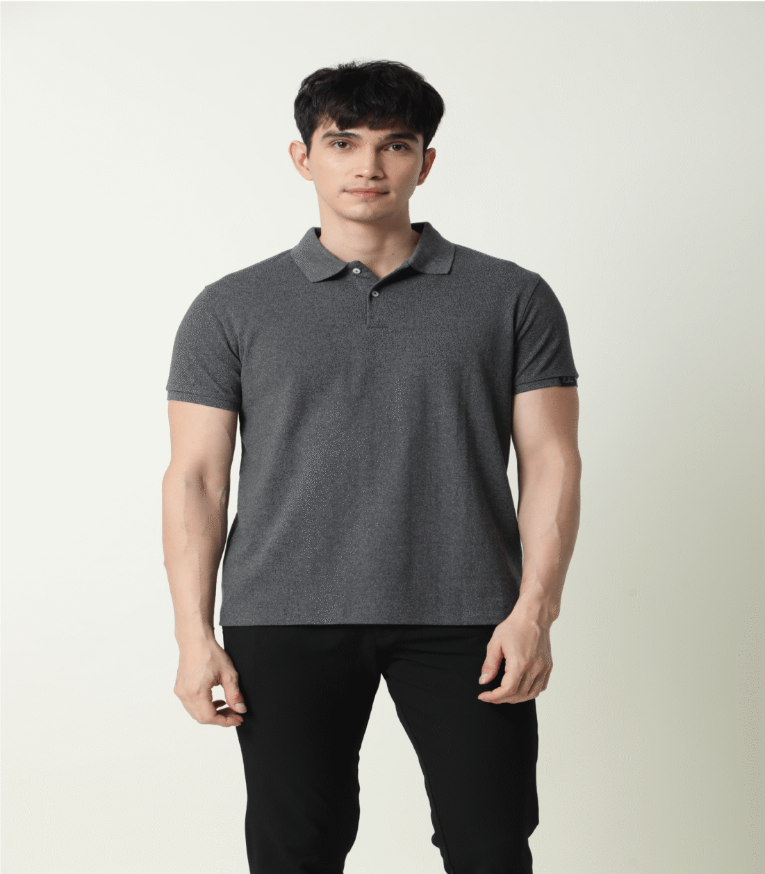 Grey Polo - Polyster