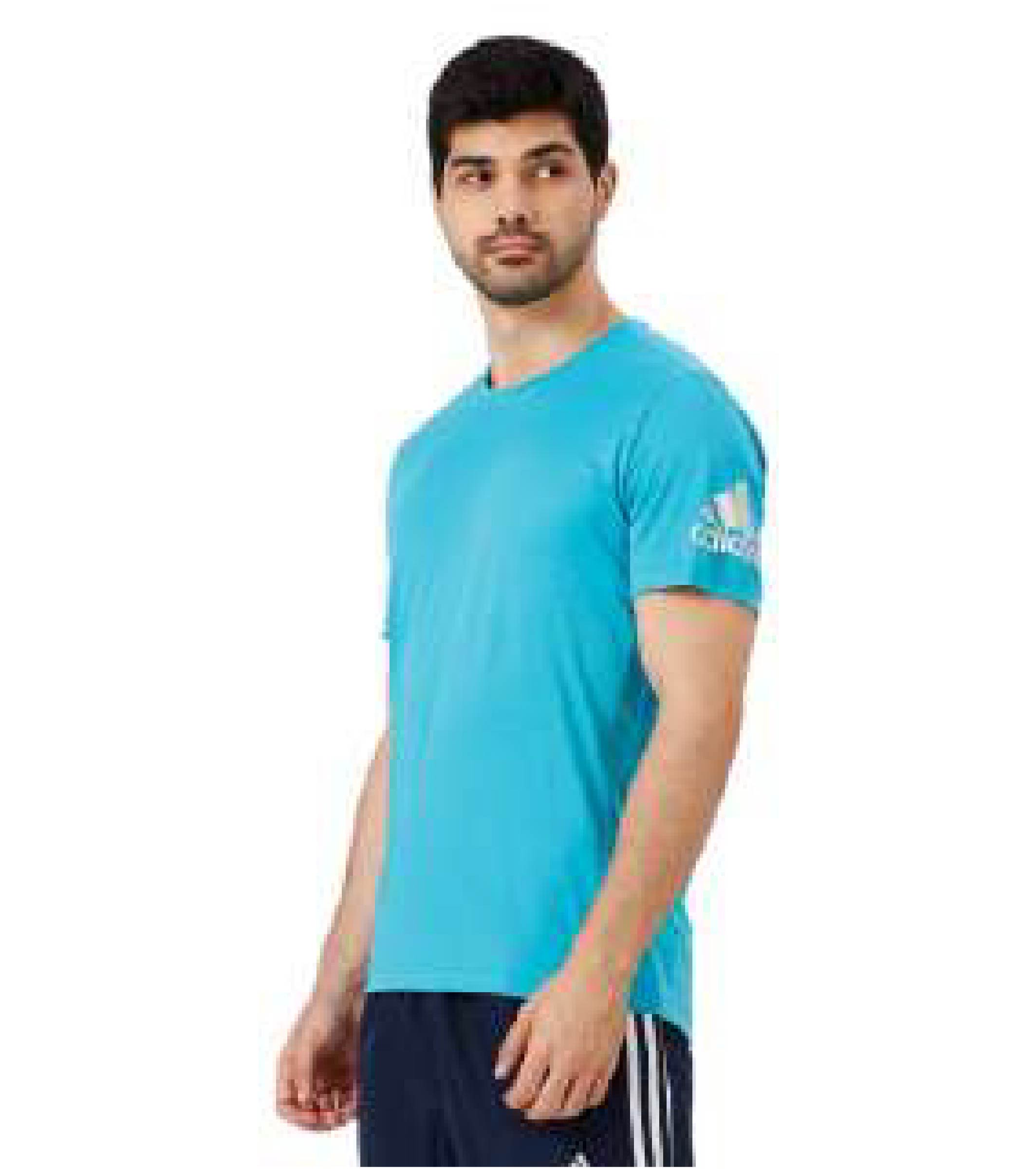 Round Neck T-shirt Sky Blue