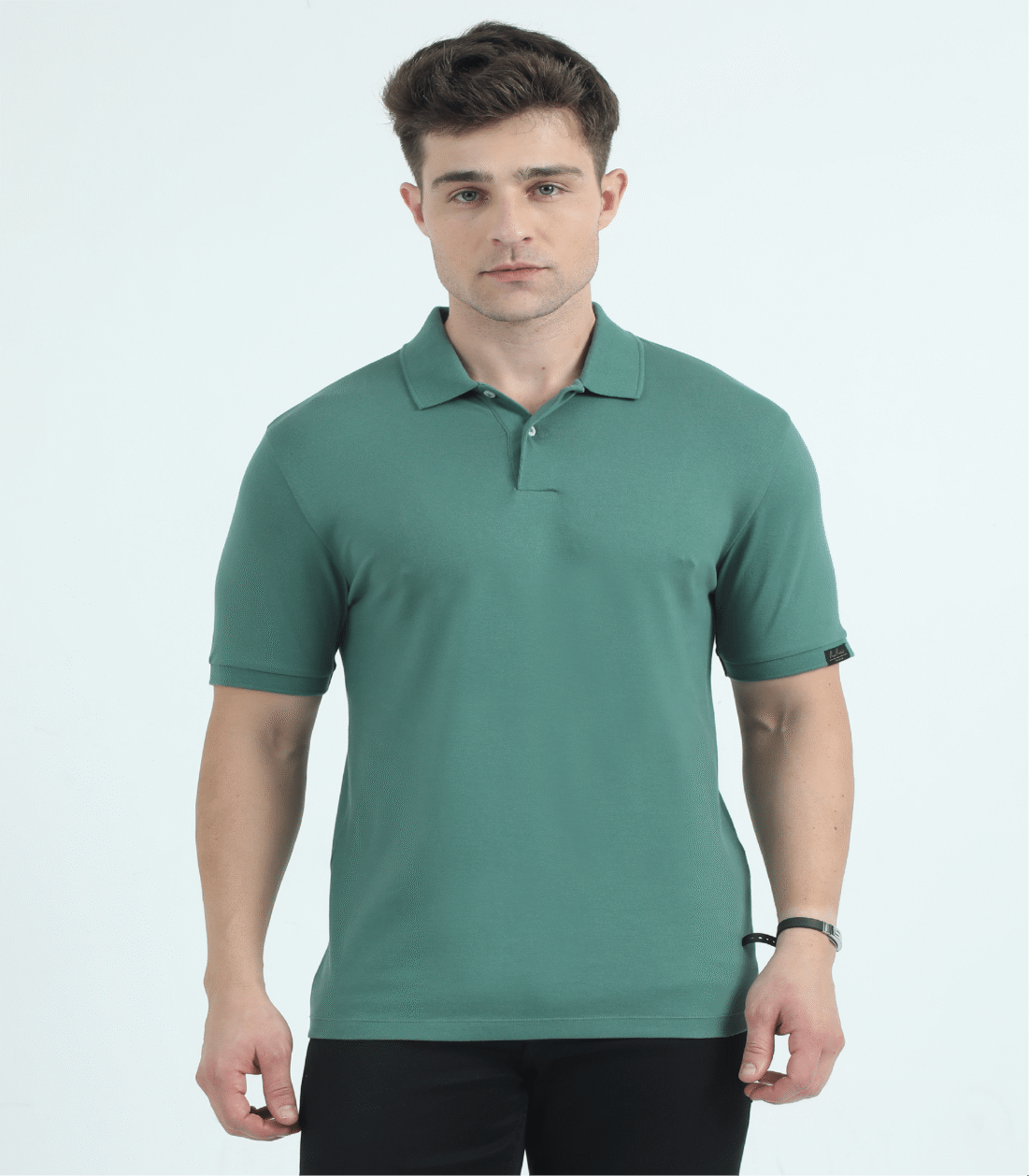 Premium Polo - Apple Green