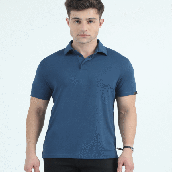 Signature Polo - Teal Blue