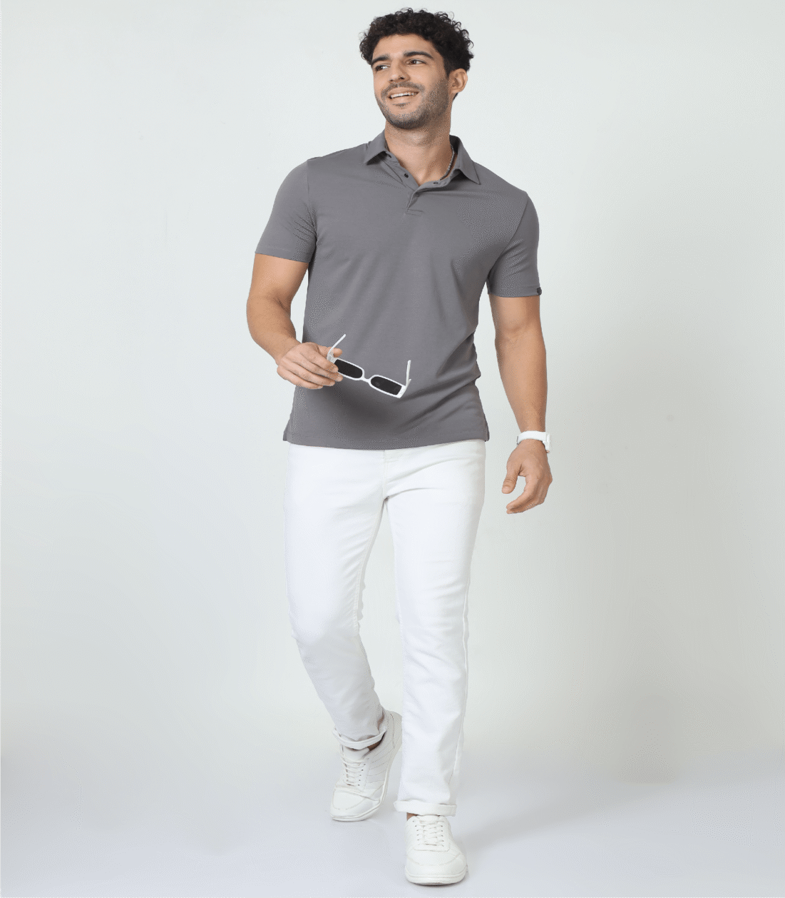 Signature Polo - Grey