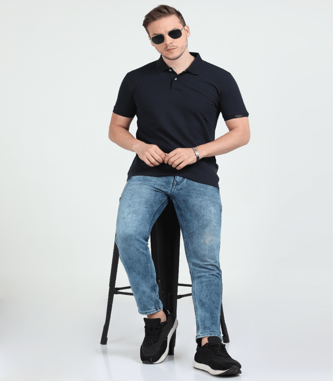 Premium Polo - Navy Blue