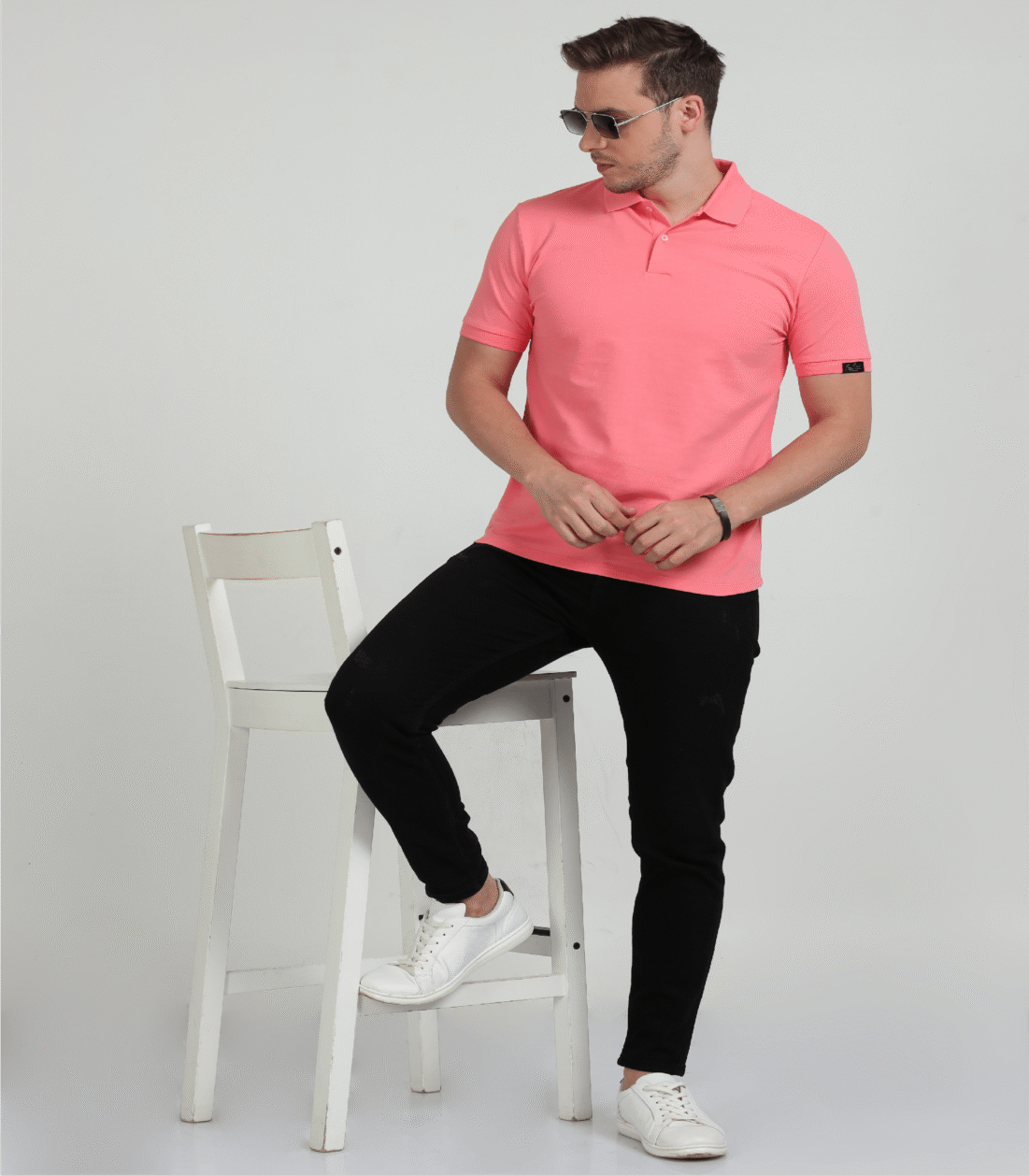 Premium Polo - Peach