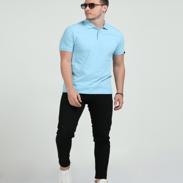 Premium Polo - Sky Blue